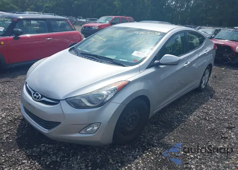 2013 Hyundai Elantra Gls из США, поврежденный, VIN 5NPDH4AE1DH347695